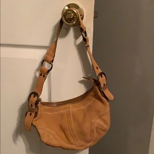 Suede Coach Purse